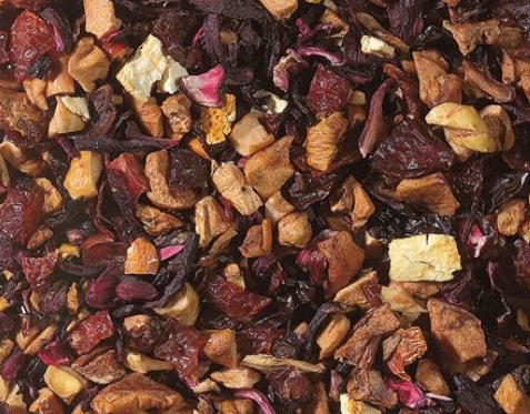 Romanticismo invernale • Gusto di cannella Miscela di tè alla frutta • aromatizzata