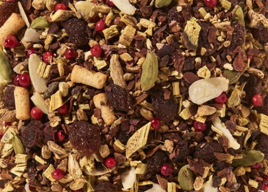 Biscotto invernale • Gusto di pasta di mandorle Miscela di tè speziato • aromatizzato