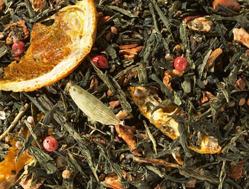 Biscotti Sencha all'arancia • Gusto biscotti all'arancia Miscela di tè verde • aromatizzata ...