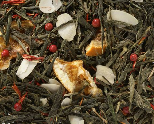 Abete Sencha • Gusto Mandorla-Arancia ...  Miscela di tè verde • aromatizzata
