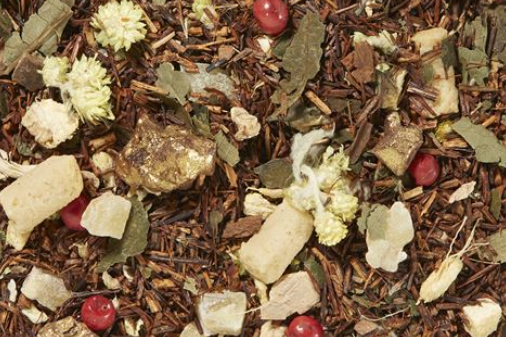 Biscotto allo zenzero • Gusto di torta allo zenzero   Miscela di tè Rooibos • aromatizzata