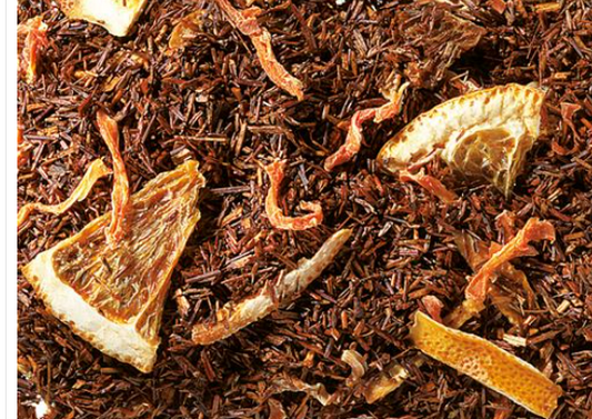 Fuoco Polare • Gusto Arancia-Marzapane   Miscela di tè Rooibos • aromatizzata