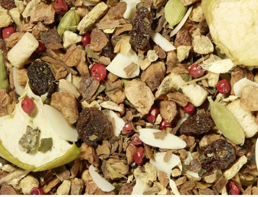 Mela al forno con marzapane • Gusto mela-marzapane-pasticcino  Miscela di tè speziato • aromatizzato