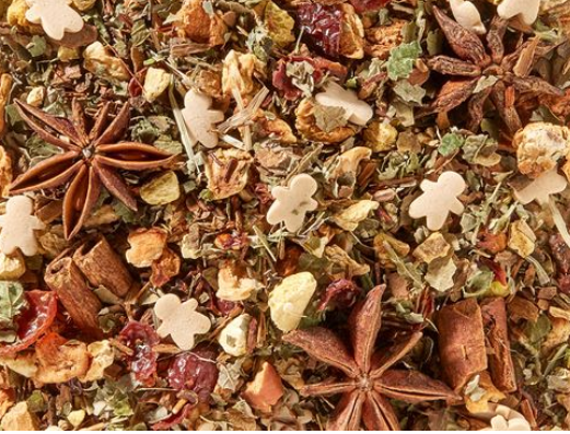 Panino alla cannella di Babbo Natale • Gusto di pasta sfoglia alla cannella  Miscela di tisane • aromatizzata