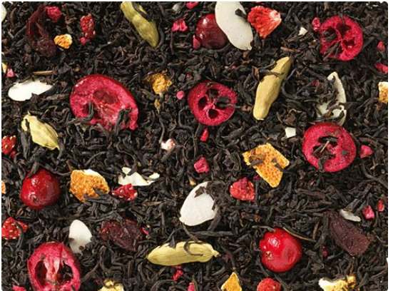 Santa Berry • Gusto lampone-mirtillo rosso   Miscela di tè nero